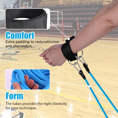 Volleyball Training Kit Bundle - Complete Set for Serving, Spiking, Setting, Passing & Arm Swing Practice | Solo Practice Trainer with Rebounder, Resistance Bands, and Pass Aid for Skill Improvement