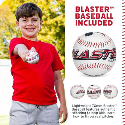 Franklin Sports Blaster Plastic Baseball Bat + Ball Set - Youth 32" Toy Bat + Official Stitched 70mm Lightweight Ball - style: Bat and Ball Set