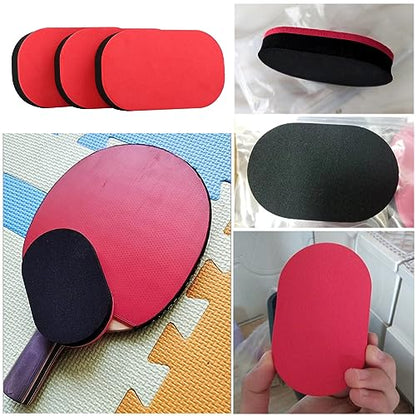 3 Pack Ping Pong Paddles Cleaning Sponge Replacement Dust Remover Foam Squeegee for Table Tennis Racket Rubber Cleaner Spray Pingpong Balls Paddle Maintenance Care Kit
