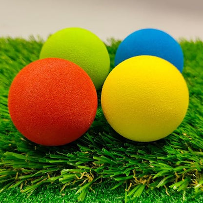 Vxuxlje Indoor Golf Training Balls: 20pcs 42mm Solid Soft EVA Colored Foam Sponge Balls