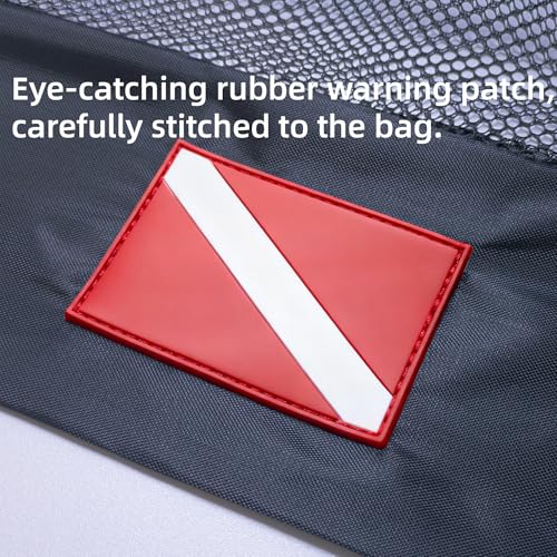 3 PCS Scuba Diving Mesh Bag SMB Bag Diving Pouch for Scuba Diving Gear Snorkeling Gear,Swimming Equipment bags SMB Storage Bags