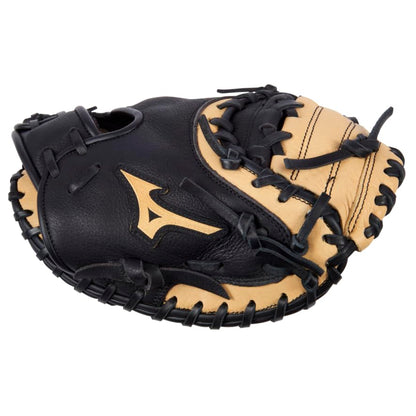 Mizuno Franchise Baseball Training Catcher's Mitt 30" | Baseball FIELDERS MITT | RH Black-TAN