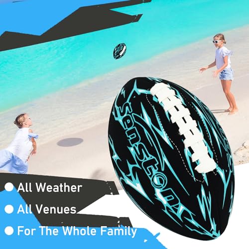 Senston Football Size 6 & Waterproof Football 9.25 Inch