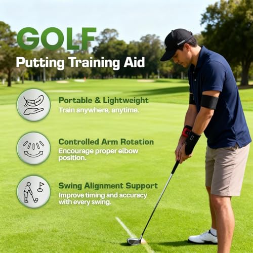 Golf Swing Trainer, Golf Training Belt for Men Inflatable with Inflator Pump Assist Golf Swing Trainer Golf Swing Assistant for Beginner