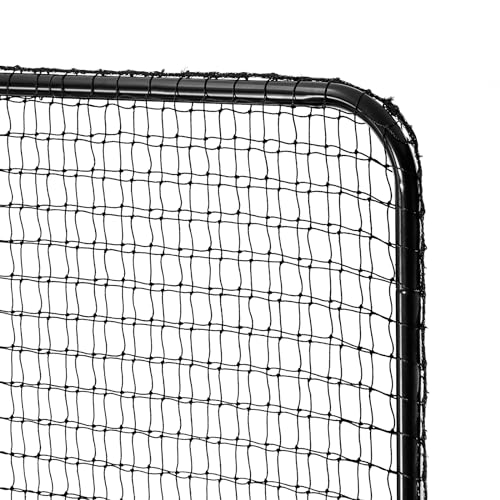 VEVOR Batting Screen - Baseball & Softball Protector with Carry Bag & Ground Stakes, Pitching Net for Pitchers Protection - size: 7*4 ft, style: Heavy I Screen