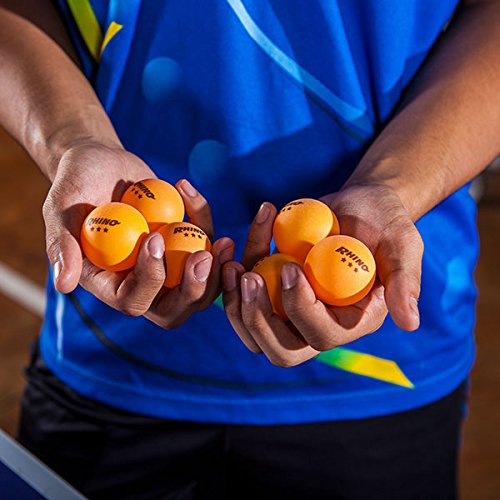 Champion Sports 3 Star Table Tennis Ball Pack – Tournament Size, 40mm Seamless, CTTA & ITTA Approved - style: Box of 38 (Orange)
