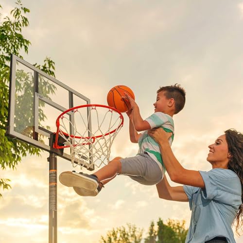 Lifetime Youth Portable Basketball Hoop, Adjustable Height 5.5-7.5 Ft, 30-Inch Shatterproof Fusion Backboard