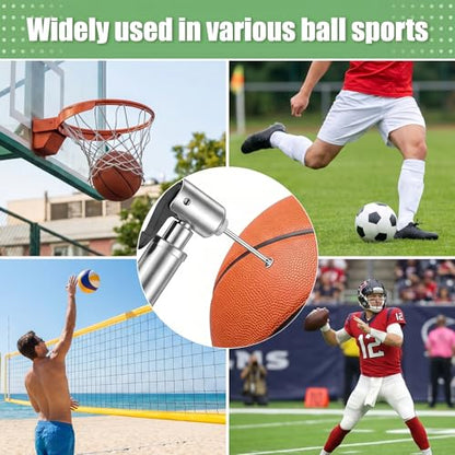Air Needle for Balls, 20 Pcs Ball Pump Inflation Needles, Ball Pump Needles with Portable Storage Case, Heavy Duty Inflation Needles & Ball Pins for Basketball, Soccer Ball, Football, Bike Pump