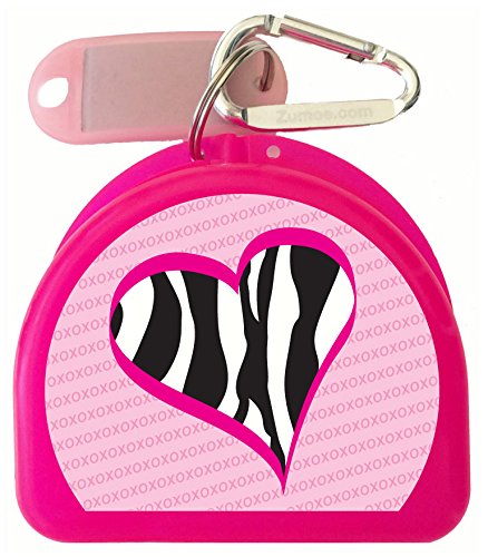 Mouth Guard, Retainer, Mouthguard Case - XOXO - color: Pink
