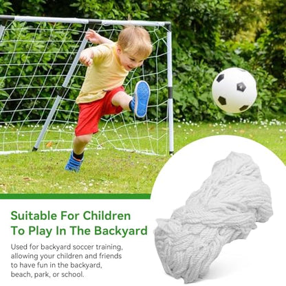 Soccer Net 8x6, Soccer Net for Replacement Football Goal Netting High Impact Sports Practice Barrier for Adults and Youth Football Practice, 8 X 6 Ft