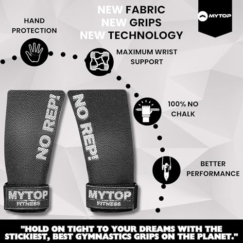 Black Basketball Grips Sticky No-Holes Training Grips (L-XL) – Stickiest, No-Slip Hand Protection & Wrist Support for Cross Training, Weightlifting, Gym, Functional Workouts – No Chalk Needed