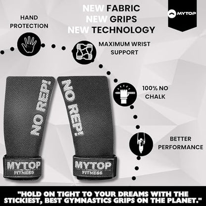 Black Basketball Grips Sticky No-Holes Training Grips (L-XL) – Stickiest, No-Slip Hand Protection & Wrist Support for Cross Training, Weightlifting, Gym, Functional Workouts – No Chalk Needed