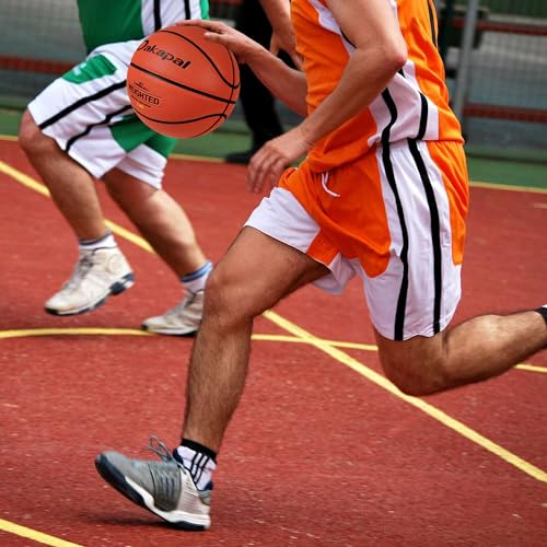 Dakapal Weighted Heavy Training Basketball 2.2LBS/3LBS/3.3LBS Size 7 Durable and wear Resistant for Indoor Outdoor Improve Handling Dribbling Passing Rebounding Skill - size: 3.3LBS-Size 7