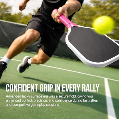 Pickleball Overgrip Tape (3 Pack) – Ultra-Soft Cushioned Grip, Sweat-Resistant, Non-Slip for Pickleball Paddles & Tennis Rackets - color: Teal - Extra Tacky