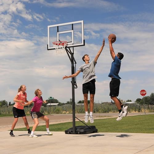 New Adjustable Lifetime Portable Basketball Hoop 71522 54-inch Acrylic Backboard