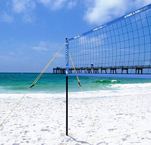 Park & Sun Sports Spectrum 2000: Portable Professional Outdoor Volleyball Net System - color: Yellow