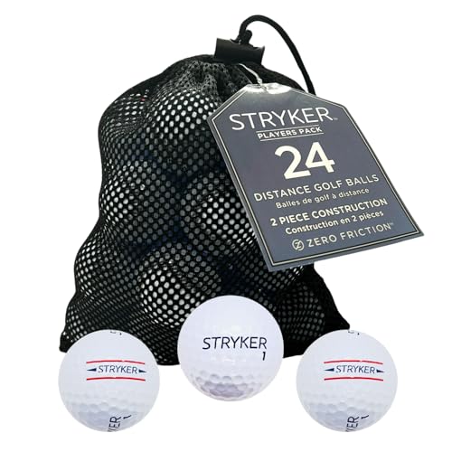 Zero Friction Stryker Golf Balls - style: 24 Pack