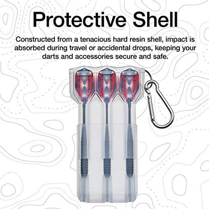 Casemaster by GLD Products Nomad Adjustable Dart Case - color: Clear