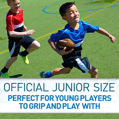 Franklin Sports Youth Football Playbook - Junior Football with Route Diagrams - Small, Perfect for Peewee and Youth