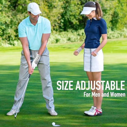 GAIARENA Golf Training Aid Wrist Hinge Trainer Brace, Effective Golf Swing Training Aids, Correct Wrist Angle Swing Posture & Develop Muscle Memory for Beginner【Patent Pending】