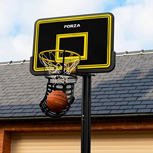 FORZA Basketball Shot Returner |180° Ball Return System for Rapid Shooting Drills – Easy Snap-Button Assembly – Compatible with All Basketball Hoops – Weatherproof & Durable Design