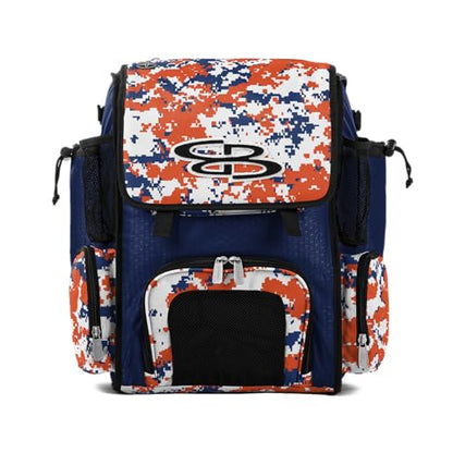 Boombah Mini Superpack Bat Bag PS-9014-3001C23 Digital Camo Royal/Orange - color: Royal Blue/Orange_C23