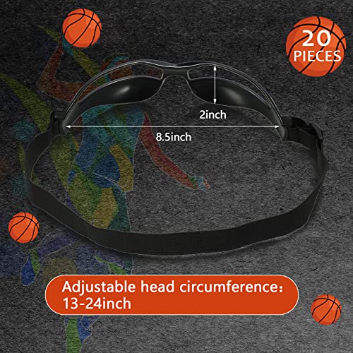 Weewooday Basketball Dribbling Goggles Basketball Training Goggle Dribble Specs Goggle for Team Training Aid Sport Equipment