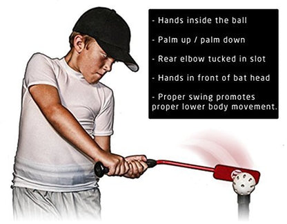 Insider Bat Baseball Softball Batting Swing Trainer Training Aid Tool Device - size: 06 (Ages 12 and Under)