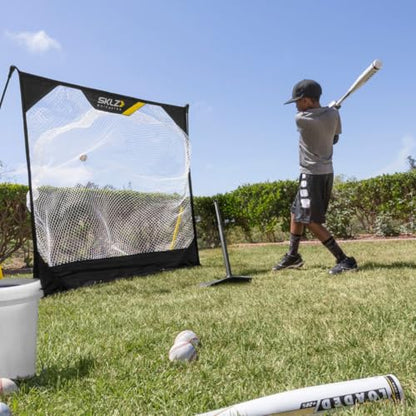 SKLZ Pop-Back Adjustable Youth Baseball and Softball Batting Tee