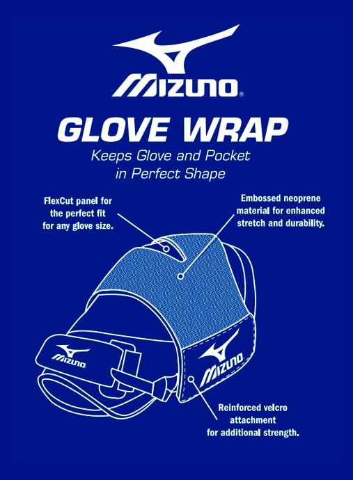 Mizuno Glove Wrap G2 Black (9090) ONE Size FITS All (ONE)