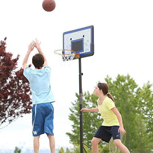 Lifetime Portable Basketball Hoop, Height Adjustable 7.5-10 Ft, Impact 44 Inch Backboard