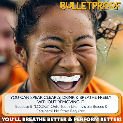 Bulletproof MMA Boxing Mouth Guard is 3X Stronger! Fighting Mouthguard Martial Arts Mouthpiece Karate Muay Thai Taekwondo Sparing Wrestling BJJ Jiu Jitsu Mouth Piece Men Women Adult Youth - color: Clean White, size: FIGHTING