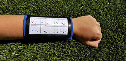 Y23 - Football Wristbands - Wrist Coach - QB Wristband - Football Play Wristbands - Playbook Wristband