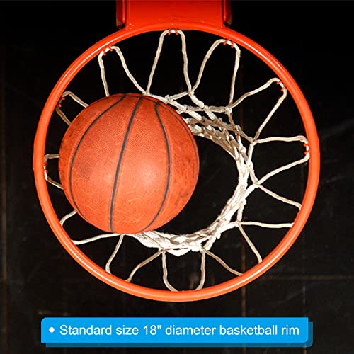 PATIKIL Basketball Rim, Replacement Wall Door Mounted Hanging Standard Goal Fit Most Sizes of Backboard Indoor and Outdoor, (Thicken Solid)