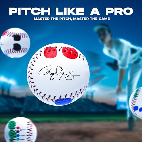 S.C. Products, Inc. Roger Clemens Pitching Trainer | Color Coded Finger Placement Marks | Instructional Booklet Included