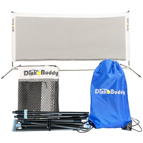 Mini Pickleball Net Set - Ultraportable, Fits in Backpack - 11-ft, 6-ft or 6-ft x 2-Pack Options, or 4-ft for Kids - Pickleball Net Portable Outdoor/Indoor Play - Sports Kit for Women, Men & Kids - color: Black Net, size: 4-ft