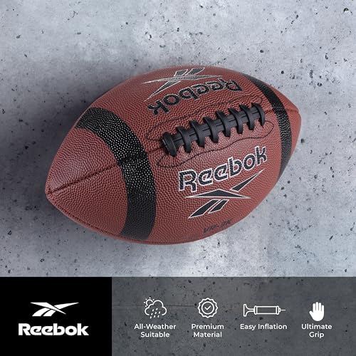 Reebok - Football, Composite Leather, Innovative Soft Grip Technology, Cushion Lining, Stylish, Ideal for Sports