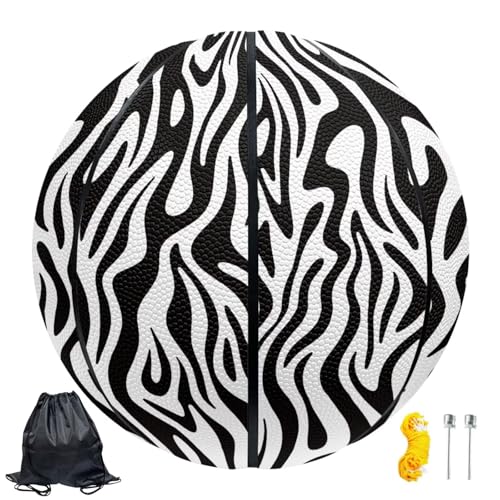 Basketball for Youth and Adults Size 5 & 7 with String Bag Needed Net Bag Ideal Gift for Boys Girls Room Decoration