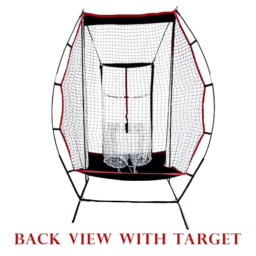 TAG Portable Football Kicking Net with Longsnapper Target, 4 Punting Targets, Ball Catch System, Sets Up in Minutes, No Tools Required with Travel Bag