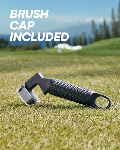 Golf Club Cleaner, Heavy-Duty Nylon Bristle Brush Cleaner with 80ml Spray Bottle, Anti-Leak Design and Ergonomic Grip Professional Golf Gift for Men