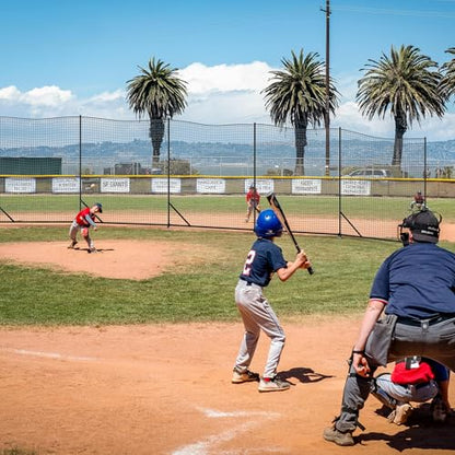 MR Ball Stop Net System, Movable Heavy Duty Backstop Net, 2 in 1 Multi-Sport Stop Netting, Ball Barrier Sports Practice Barrier Net for Professional, College and Grade School Training - size: 50 Ft