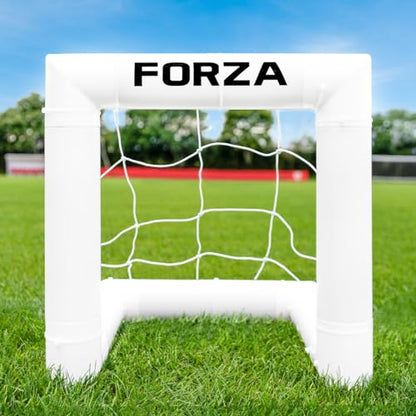 FORZA Toddler Mini Soccer Goal | 16in Training Target Goal for Preschoolers | Durable PVC Frame with UV-Stabilised Net - Perfect for Early Skills, Garden Play & Shooting Drills
