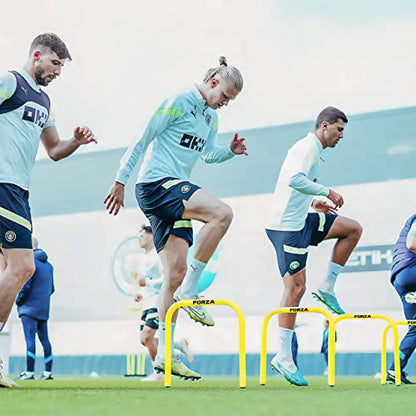 FORZA Pro Soccer Passing Arcs | Set of 4 Elite-Level Soccer Targets to Enhance Passing Techniques & Accuracy - Optional Carry Bag & Bases - color: Yellow, size: Without Bases
