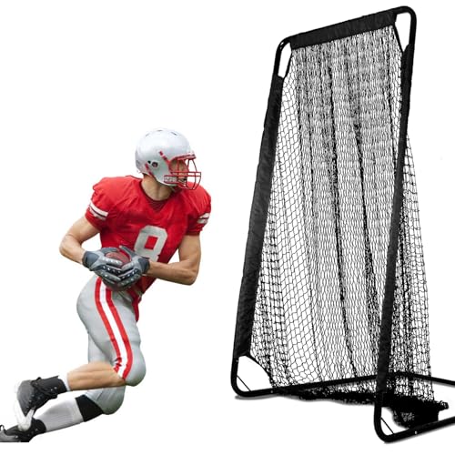 PGL Football Kicking Net – 41×81In Heavy Duty Training Equipment with Steel Frame for Powerful Kicking– Portable Cage for Field Goal - Youth & Adult Team Coaches