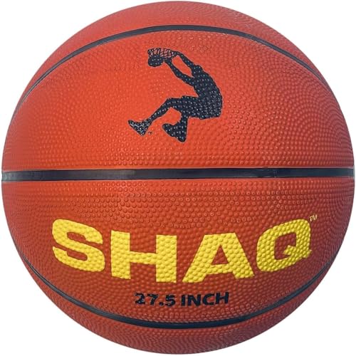 Shaq Junior 27.5" Basketball - Durable Rubber, Indoor/Outdoor Performance, Ideal for Training & Competitive Play