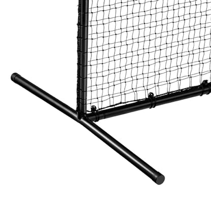 VEVOR Batting Screen - Baseball & Softball Protector with Carry Bag & Ground Stakes, Pitching Net for Pitchers Protection - size: 7*4 ft, style: Heavy I Screen