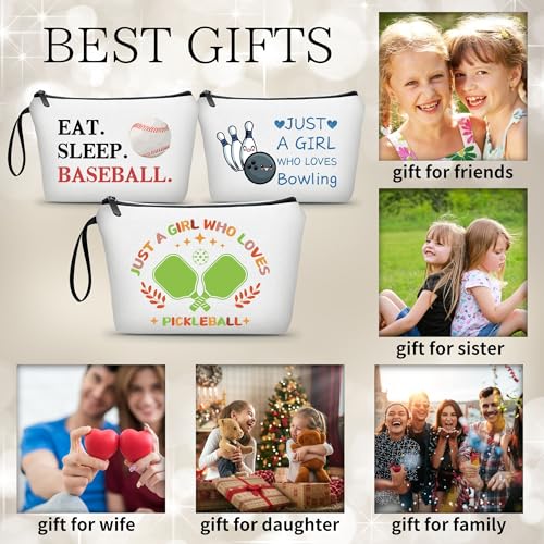 Pickleball Gifts for Women,Pickleball Lover Gifts,Pickleball Accessories Women,Pickleball Cosmetic Makeup Bag,Pickleball Party Gifts,Birthday Gifts for Teen Girls - color: pickleball 2