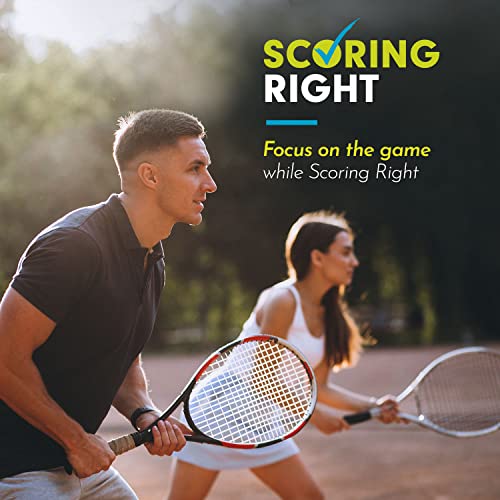 Scoring Right Net Checker Tennis Net Height Measuring Tape and Keyring