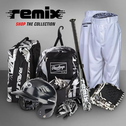 Rawlings | REMIX Duffel Equipment Bag | T-Ball & Youth Baseball/Softball | Multiple Colors - color: Black