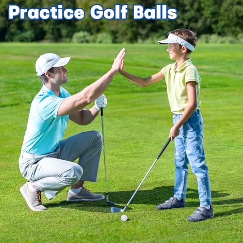 Coopay 72/150/300 Pack Practice Golf Balls, 42mm Plastic Golf Training Balls with a Drawstring Bag Hollow Sports Limited Flight for Swing Practice Driving Range Backyard Home